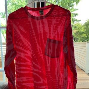 Two tie dye long sleeves